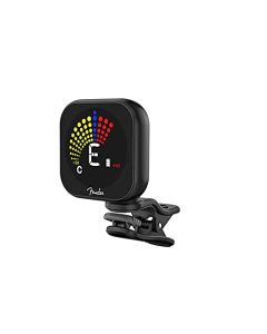 Fender Flash 2.0 - Afinador de guitarra recargable para 6 cuerdas, batería y cargador de audio micro USB incluidos, 4 x 3 x 2 pulgadas, 1 pieza, negro