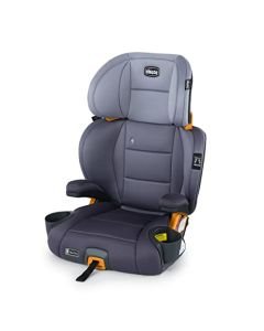 Chicco KidFit ClearTex Plus 2 en 1 Asiento elevador de posicionamiento de cinturón, asiento elevador sin respaldo y respaldo alto, para niños de 4 años en adelante y 40-100 libras | Lila/Morado