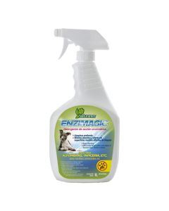 Fancy Pets Naturance Enzimagic Limpiador Eliminador de Manchas y Olores de Perros y/o Gatos en Alfombras, Tapicería y Otras Telas con 1 Litro