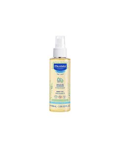 Mustela Baby Oil - Moisturizing Oil for Massage - with Natural Avocado, Pomegranate & Sunflower Oil - 3.38 fl. Oz