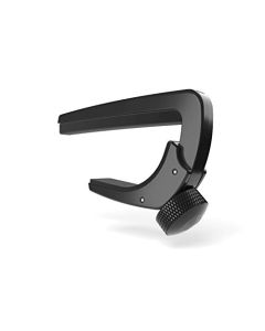 D'Addario Accessories - Cejilla de guitarra clásica NS Lite - Ultraligero para guitarras acústicas clásicas de 6 cuerdas con cuerdas de nailon - Ajuste de tensión de micrómetro - Negro