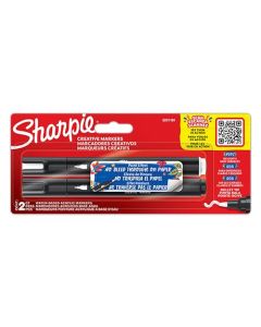 Sharpie Marcadores Creativos, Marcadores Acrílicos a Base de Agua, Punta de Bala, Colores Surtidos, 2 Piezas