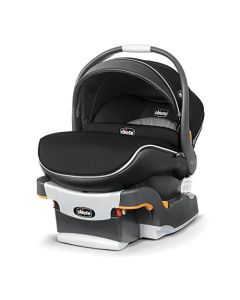 Chicco KeyFit - Asiento y base de coche para bebés con 30 cremalleras | Asiento trasero para bebés de 4 a 30 libras Incluye soporte para la cabeza y el cuerpo del bebé, bota con cierre abierta y malla