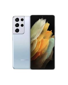 Samsung Galaxy S21 Ultra 5G, versión estadounidense, 128GB, Phantom Silver - desbloqueado (renovado)