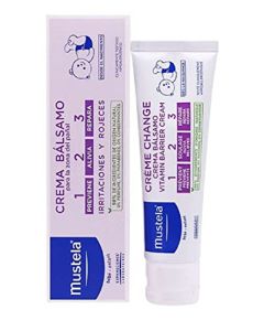 Mustela Crema Contra Rozaduras 1-2-3 con Oxido de Zinc para Todo Tipo de Piel, 165 gr