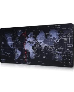 JUGLUTE Alfombrilla para Ratón, 800 x 300 x 3 mm XXL Extra Grande Alfombrilla Mouse Pad para Juegos, Impermeable con Base de Goma Antideslizante para Gamers Ordenador, PC y Laptop(Mapa del Mundo)