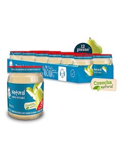 Papilla GERBER® Cosecha Natural Etapa 3 Pera 170g Paquete de 12
