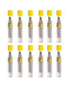 Mina Super Hi-Polymer Pentel HB-0.9 mm Caja con 12 piezas-509-HB