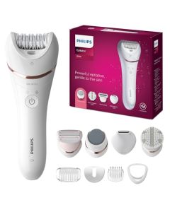 Philips Beauty Philips Epilator Series 8000 5 In 1 Shaver, Trimmer, Pedicure and Body Exfoliator With 9 Accessories, 1 count