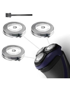 Cabezales de repuesto SH30 para afeitadora eléctrica Philips Norelco Series 1000, 2000, 3000 y S738, fácil de cortar y reemplazar, paquete de 3
