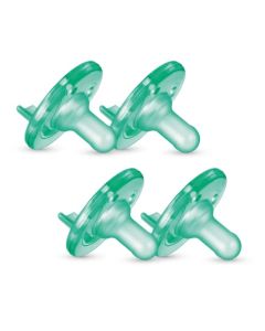 Philips AVENT Soothie SCF192/45 3-18 meses, verde/verde, paquete de 4