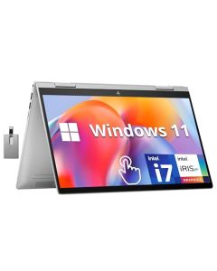 HP Envy x360 2 en 1 FHD portátil con visualización táctil de 14 pulgadas, Intel Core i7-1355U, 16 GB de RAM, 2 TB SSD, teclado retroiluminado, cámara de 5 MP, lector de huellas dactilares, Wi-Fi 6E,