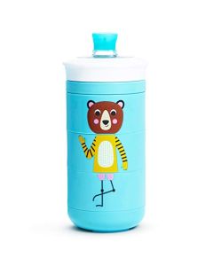 Munchkin Twisty Mix & Match Animal Taza a prueba de picaduras de 250 ml, azul