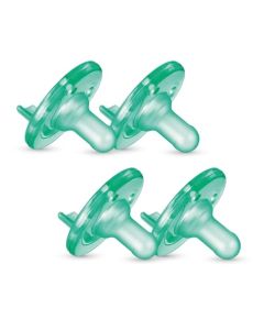 Philips AVENT Soothie Pacifier, 0-3 Months, Green, 4 Pack, SCF190/41