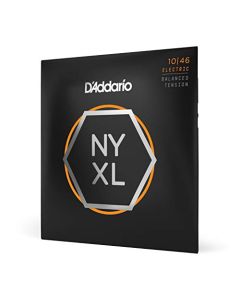 D'Addario Cuerdas Guitarra Electrica | Cuerdas de Guitarra | Cuerdas para Guitarra Eléctrica | NYXL1046BT Nickel Wound, Balanced Tension, 10-46