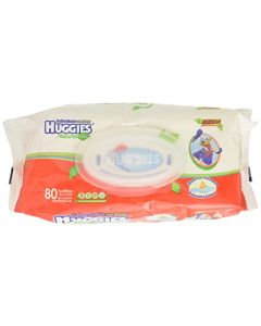 Huggies Natural Care, Toallas Húmedas para Bebé, 80 Toallas