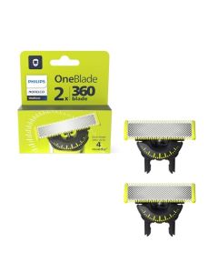 Philips Norelco Genuine OneBlade 360 Blade Replacement Blades, 2 Count, QP420/80
