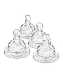 Philips AVENT Tetina anticólicos Flujo 3 Medio 3 m+ 4 unidades│SCY763/04