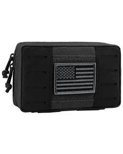 bvya - Bolsa táctica EDC, bolsa de administración de Molle, bolsa de herramientas horizontal, bolsa multiusos, funda para mapa incluida