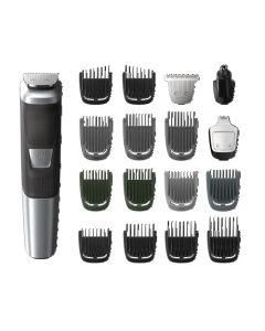 PHILIPS - Cortadora y cortadora de pelo Norelco Multi Groomer MG5750/49, 18 piezas, para barba, cuerpo, cara, nariz y orejas