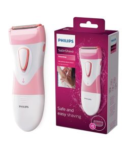 Philips SatinShave Essential Women’s Electric Shaver for Legs, Cordless (HP6306)