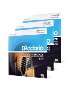 D'Addario Cuerdas Guitarra Acustica - NB135 - Juego cuerdas guitarra acústica, 12-53