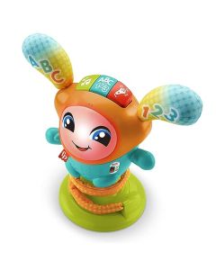 Fisher-Price Dj Bouncy Salta y Aprende Juguete para bebés a partir de 9 meses