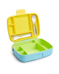 Munchkin Bento Box - Lunchera infantil, color verde