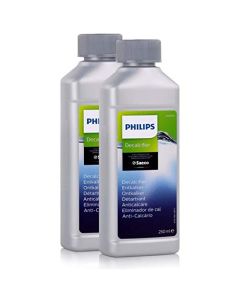 Philips CA6700/22 Descalcificador líquido universal, Saeco y otras máquinas de café totalmente automáticas, paquete económico de 2 x 250 ml