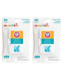 Munchkin Arm & Hammer - Toallitas para chupete (2 unidades), 72 toallitas