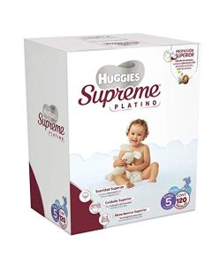 Huggies Supreme Pañales Etapa 5 Unisex 120 pzas
