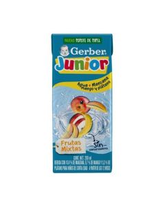 Bebida Gerber Etapa JNR Frutas Mixtas 20 piezas de 200ml