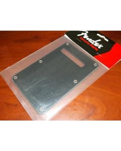 Fender Placa trasera Stratocaster negra de 1 capa