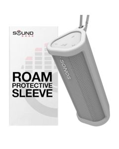 Estuche de Transporte de Silicona Protectora Resistente | Blanco | Proteja su Altavoz Bluetooth inalámbrico con Esta Cubierta/Funda | Diseñado para Sonos Roam