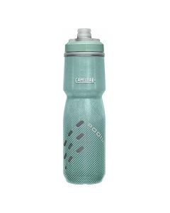 Podium Chill Bike Bottle 24oz - Insulated Squeeze Bottle, Sage Perforated