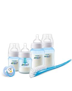 Philips Avent Set de Regalo Anticólicos con Sistema Airfree, Color Azul, Paquete de 1