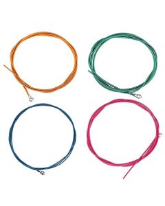 Cuerda para Bajo Eléctrico, 4 Pcs/Set Vistoso Metal Cuerdas para Bajo Eléctrico de 4 Cuerdas Accesorios Partes
