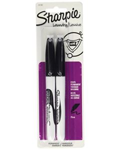 Sharpie rub-A-Dub Fine Point Marcador de lavandería, negro, 4 unidades (31161pp)