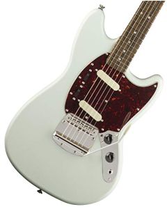 Fender - Guitarra eléctrica Squier by Classic Vibe Mustang de los años 60, Laurel, Sonic Blue