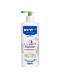 Mustela Liniment, Natural No-Rinse Baby Cleanser for Diaper Change, with Extra-Virgin Olive Oil, 13.52 Fl. Oz