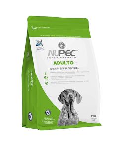 Nupec - Croquetas para Perros, Adulto, Sabor a Carne, 8 kg (Empaque puede variar)