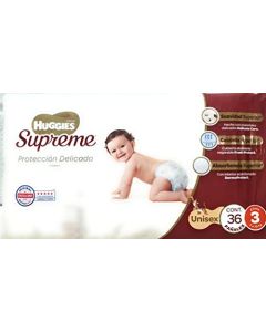 Huggies Supreme, Niño, Etapa 3, 36 Pañales