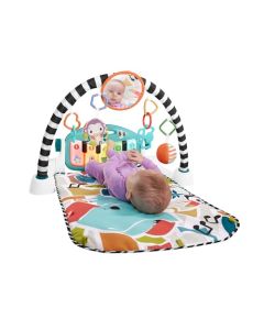 Fisher-Price Baby Gimnasio para Bebés Piano Pataditas Musicales Brilla y Crece para bebés de Recién Nacidos en adelante