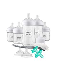 Philips AVENT Biberón natural con pezón de respuesta natural, juego de regalo para bebé recién nacido, SCD838/02