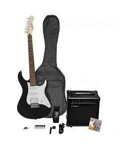 Yamaha ERG121GPIIBL Paquete de Guitarra Eléctrica, negro