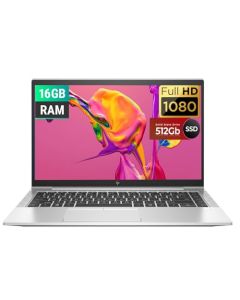 HP EliteBook 845 G7 Business Laptop, 14" FHD(1920x1080), AMD Ryzen 5Pro 4650 2.1GHz hasta 4.0GHz, 16GB RAM, 512GB SSD, Teclado Retroiluminado, CAM, Windows 10 Pro (reacondicionado)