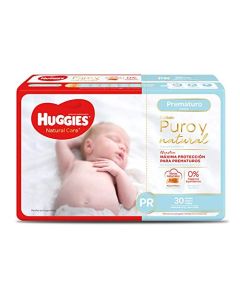 Huggies Pañales Desechables para Bebés Prematuros - 1 Paquete x 30 Unidades