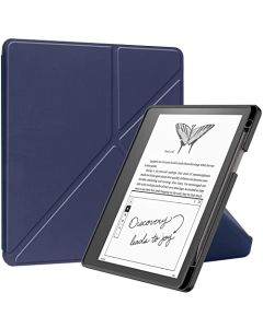 Kepuch Custer Funda para Kindle Scribe 10.2" 2022,Slim Smart Cover Fundas Carcasa Case Protectora de PU-Cuero para Kindle Scribe 10.2" 2022 - Azul