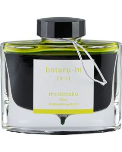 Pilot Tinta para pluma fuente Iroshizuku Hotaru-bi, color luciérnaga, frasco con 50 ml. (19097)