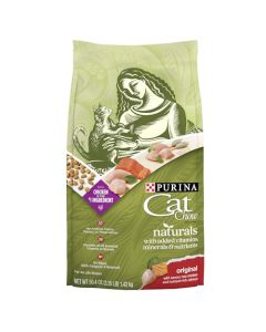 Purina Cat Chow Naturals Original Plus Vitamins & Minerals Dry Cat Food - (4) 3.15 Lb. Bags